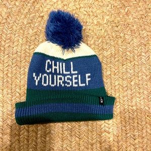 Tiny Whales kids winter hat. Excellent used condition- like new.